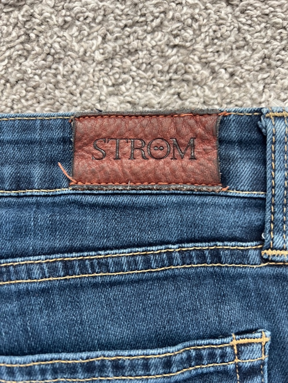 Ström Women’s Nio High Rise Skinny Jeans in Storm Wash Blue - Size 29 - Picture 4 of 16